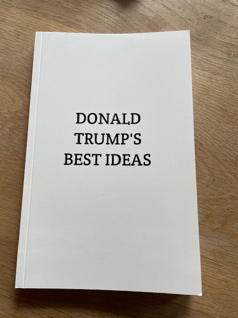 Donald Trump's Best Ideas (leeg boek)